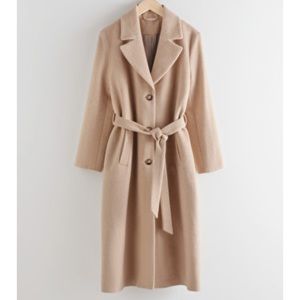 & Other Stories Camel Coat Classic